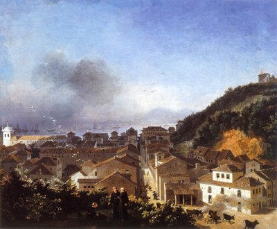 Carioca-Platz, Rio de Janeiro von Nicolas Antoine Taunay